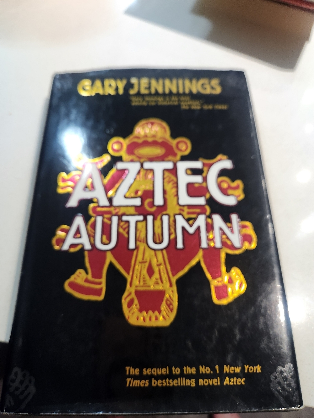 Aztec Autumn Hardcover Book with Bold Red & Gold Cover